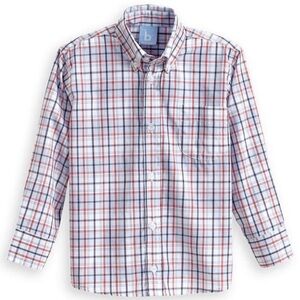 NWT Bella Bliss Button Down Shirt Bayview Check size 7